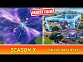 Comparing The Season X Rift Zone to the Holly Hatchery Alien Box (Fortnite)