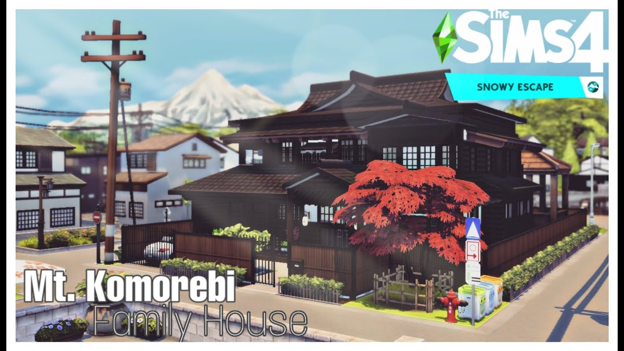 Mt. Komorebi Family House • SNOWY ESCAPE | Restricted Pack | No CC ...