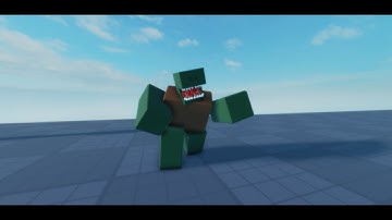 Roblox Zombie walking test | roblox moon animator stuff