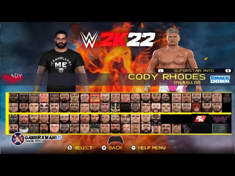 WWE 2K22 V-2.7 PSP ISO RELEASED FOR ANDROID/PC/PPSSPP