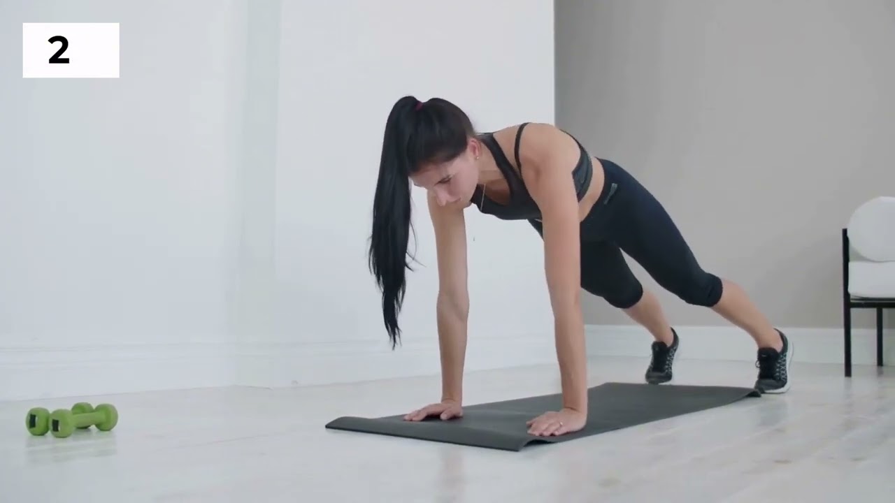 Low Energy. Floor Exercise. Shoulder Tap Plank