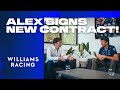 Alex and james discuss new contract   williams racing