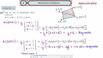 Determinants and Matrices | E.x. 4.3 Q.6 - Q.8 Part 13 | Class 11 Maths-1 | Maths with Nikhil