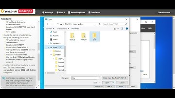 12.3.9 Create a Parent Virtual Machine: TestOut