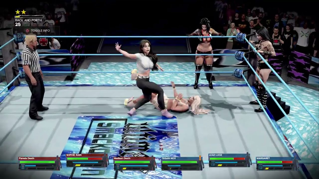 WWE 2K24 ULTIMATE SMACKDOWN| Death Twinz x Sophie Rain vs Leah Leoz, Tegan Nox & Margaret