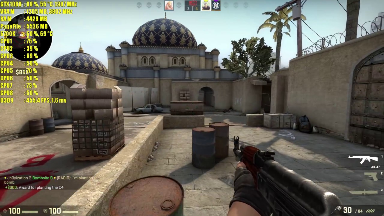 CS: GO | 300-500FPS DUST II MAX SETTINGS 5v5 FPS TEST ... - 1280 x 720 jpeg 201kB