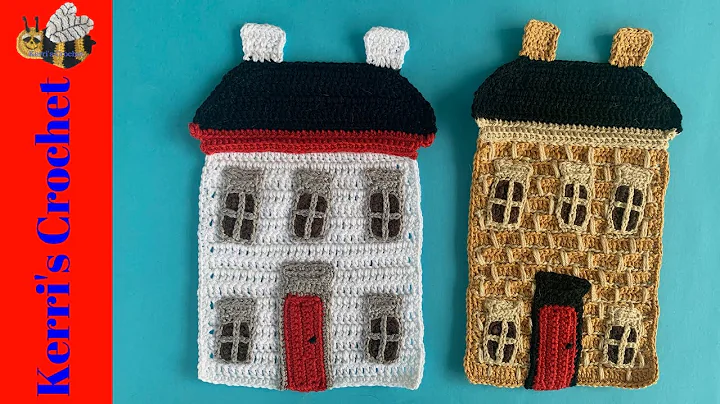 Crochet House Tutorial - Crochet Applique Tutorial