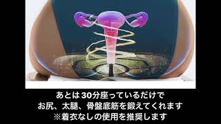 BODYDOCTOR femfit】かんたん＆座るだけで骨盤底筋トレーニングが