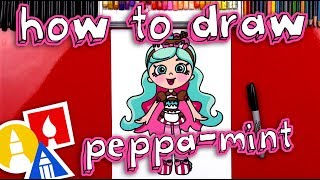 How To Draw Shopkins Shoppies Peppa-mint