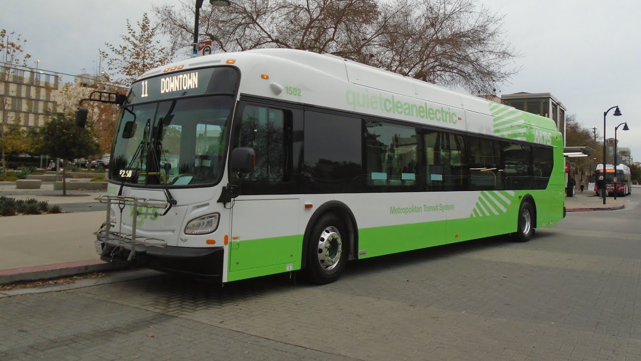 San Diego MTS 2019 New Flyer XE40 #1502 - YouTube