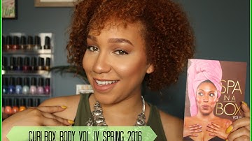 Curl Box Body Vol IV Spring 2016 UnBoxing | Mini Summer Haul