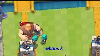 The rascals gameplay clash royale extreme close up of the troop