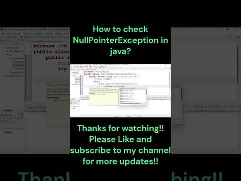 Vídeo: Por que um NullPointerException é uma exceção não verificada?
