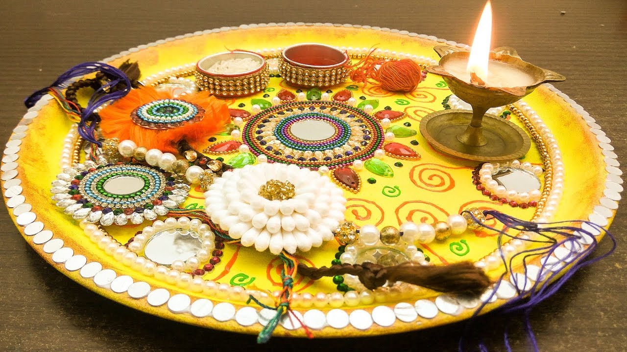 Raksha Bandhan 2020इन 5 चज क बन अधर ह पज क थल जनए कन  चज क हत ह इसतमल  Raksha Bandhan 2020 Rakhi Festival In India  Pooja Thali List Items Decoration