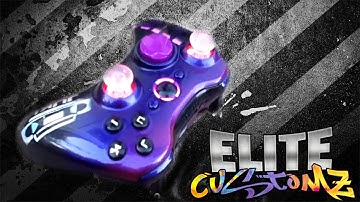 Colour shifting custom airbrushed xbox 360 controller|Elite-customz.com