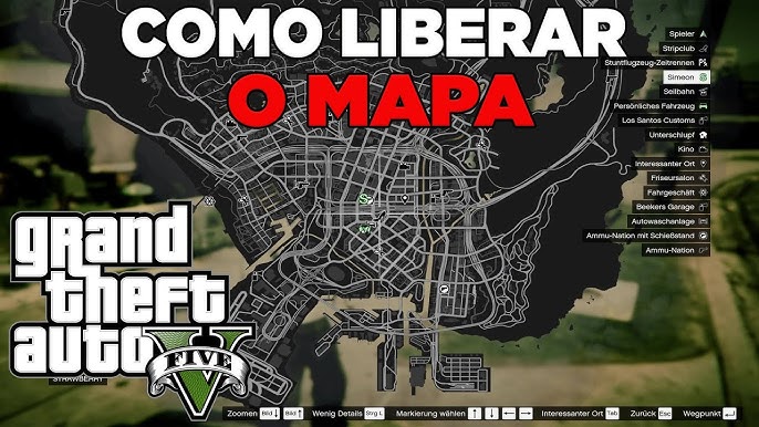 GTA 5 - Como DESBLOQUEAR o MAPA RÁPIDO 