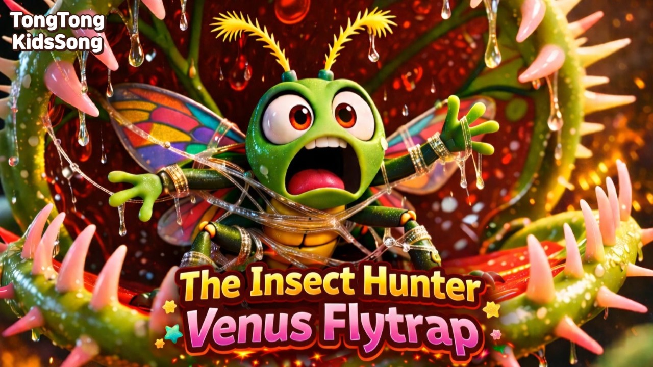 🌿 THE INSECT HUNTER VENUS FLYTRAP | Amazing Plant Songs for Children|Nursery Rhyme|TongTongKids song