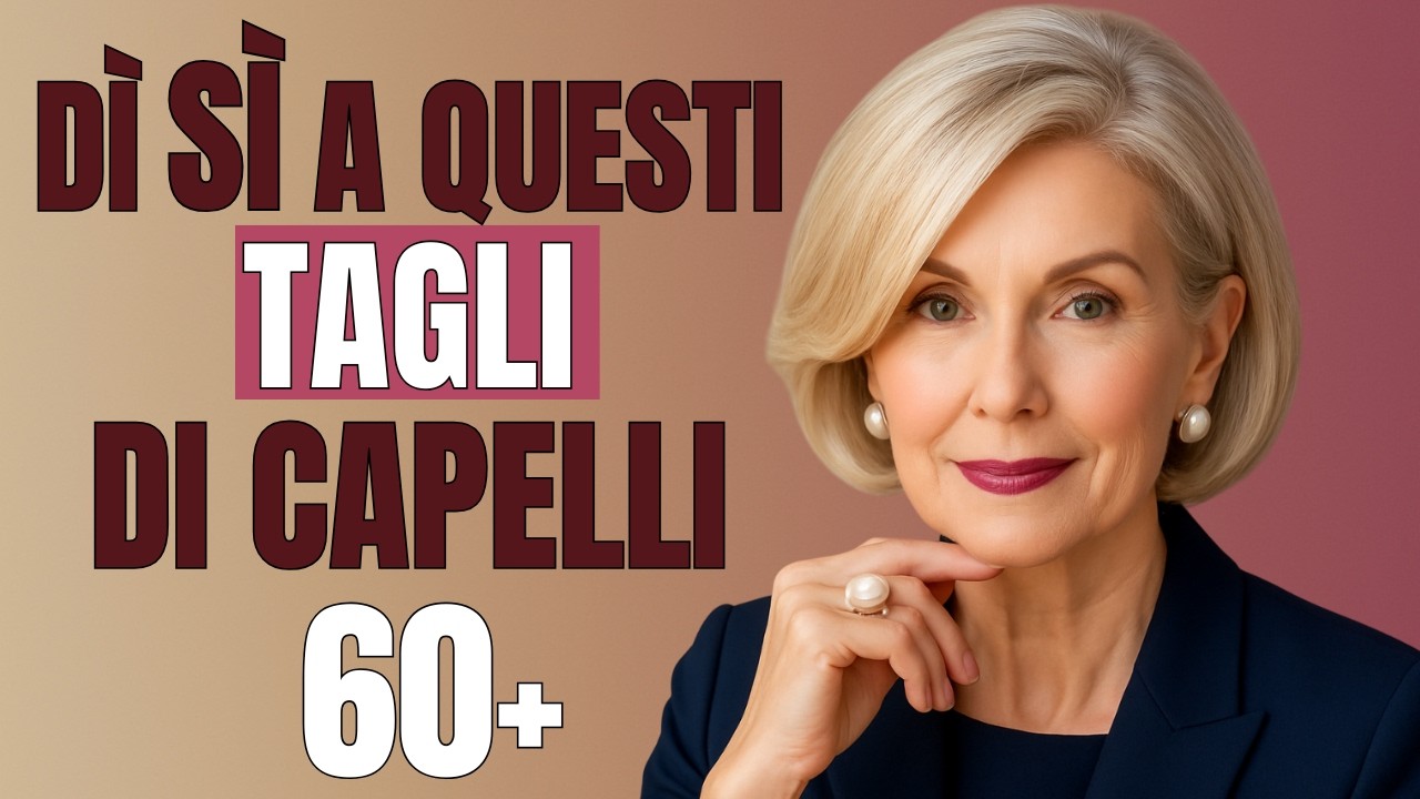 5 acconciature moderne per brillare dopo i 60 anni 🌸 Eleganza Quotidiana