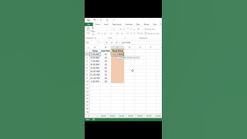 add minutes | how to add minutes in time | excel calculation function | #shorts