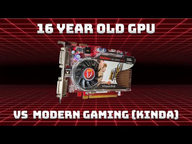 16 Year Old GPU In 2023 ( ATI Radeon 2600 PRO ) - YouTube