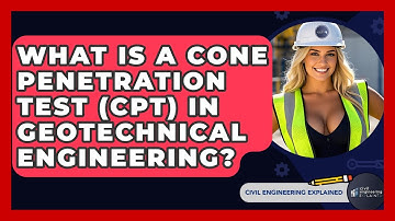 What Is A Cone Penetration Test (CPT) In Geotechnical Engineering? - Civil Engineering Explained