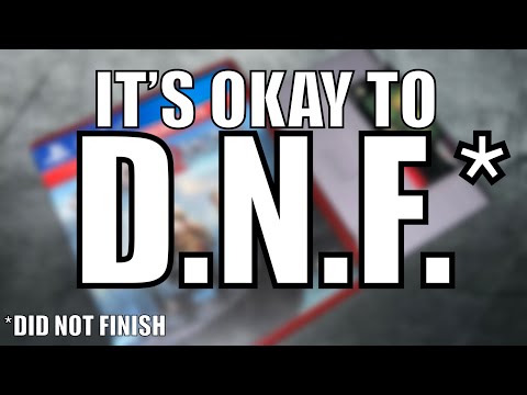 You Don't HAVE To Finish Games