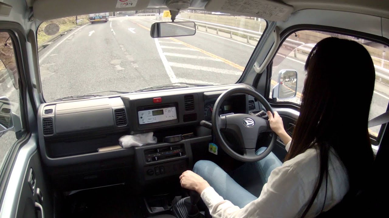 軽トラックの運転 木曽町内を走る Youtube