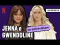 Jenna Ortega e Gwendoline Christie se entrevistam | Netflix Brasil