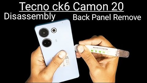Tecno ck6 Camon 20 Disassembly / Back Panel Remove