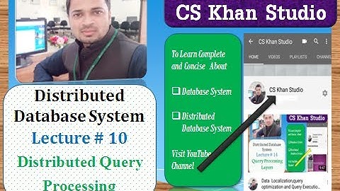 Distributed Query Processing lecture 10