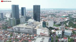 Drone View, Pusat Kota Surabaya, Jl Basuki Rahmat, Tunjungan Plaza