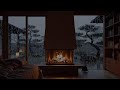 LIVE Rain Sounds & Soft Piano by the Fireplace 🌧️ Cozy Bedroom Ambience for Deep Sleep