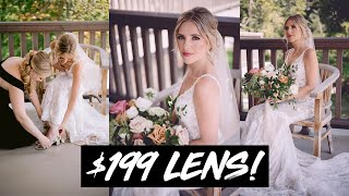 $199 Lens! Can you do a full day of WEDDING PHOTOGRAPHY? Canon RF 50mm F1.8 STM