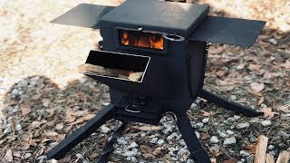 커피박스 크기의 로켓스토브 만들기  / 캠핑 /  Make a coffee box size rocket stove / Camping