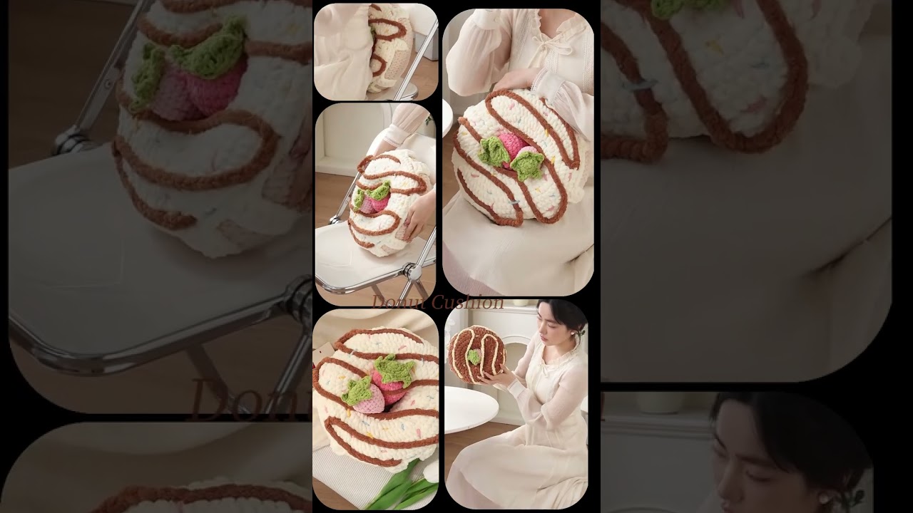 🍩Donut Cushion | pattern&tutorial online | Susan's Family