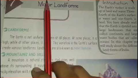 Class- 5 EVS Chapter-7 (Major Landforms) part- 1(26)