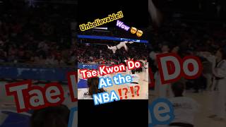 Tae Kwon Do at NBA 🏀🥋 #nba #taekwondo #korea #usa #viral #trending #youtubeshorts #shorts #foryou