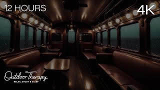 STEAMPUNK Lounge Car Thunderstorm to Calm Your Nerves | Rain & Thunder Sounds Ambience | 12 HOURS by Outdoor Therapy 11,341 views 3 weeks ago 12 hours