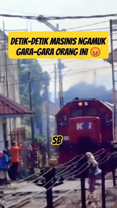 MASINIS MARAH BESAR GARA-GARA ORANG INI ! #keretaapi #masinis #fyp #viral #shorts #indonesia #kai