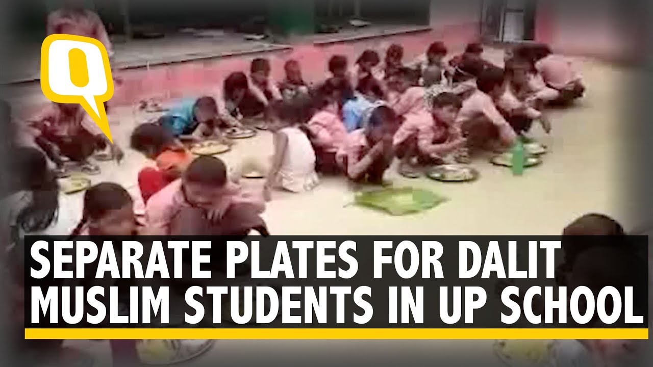 Separate Plates for Dalit Muslim Students in UPs Primary School  The Quint