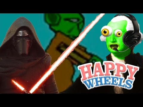 ZGW PLAYS - HAPPY WHEELS: STAR WARS LEVELS!