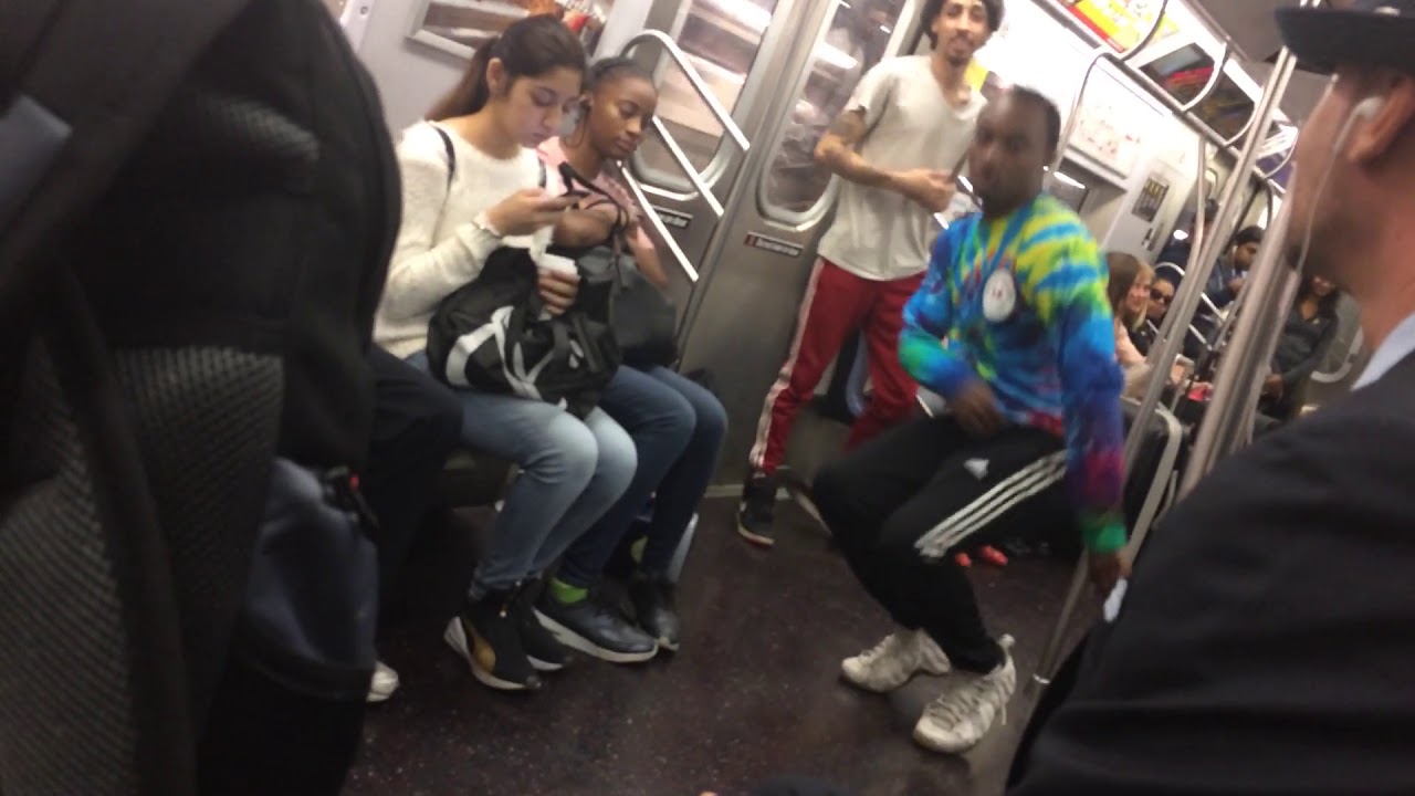 What I didn't expect to see on the New York subway and it was great ...