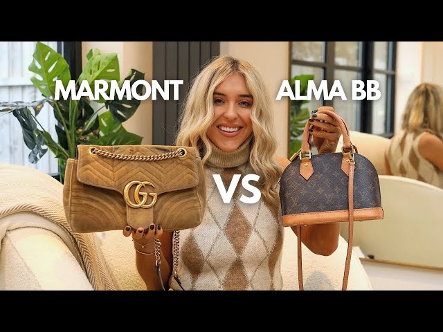 LOUIS VUITTON ALMA BB vs GUCCI MARMONT FLAP BAG vs CHANEL MINI