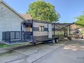 2021 Forest River Grey Wolf 27RR Toy Hauler Travel Trailer Walk-Around Video