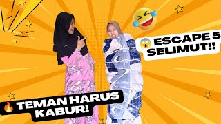 Download lagu POV: Escape Challenge 5 Selimut! 😱 Teman Harus Berhasil Kabur
