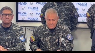 🔴 #EnVivo | Rueda de prensa de la Policía por atentados en Guayaquil y Esmeraldas