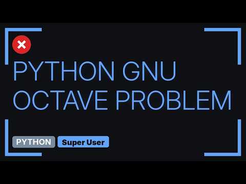 Octave 5.1.0 -Symbolic package installation error