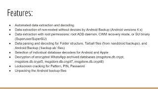 Cyber Forensics_Mobile forensics using OXYGEN or ANDRILLER screenshot 1