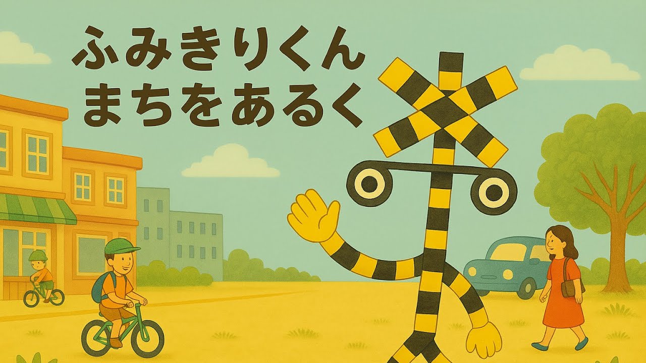 ふみきりくんまちを歩く