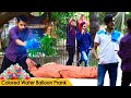 Coloured water balloon prank crazypranktv